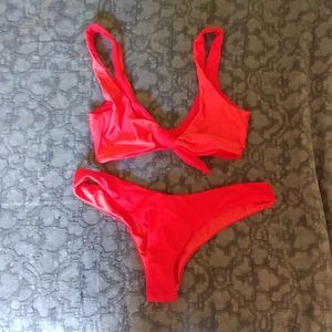 Itty Bitty red bikini